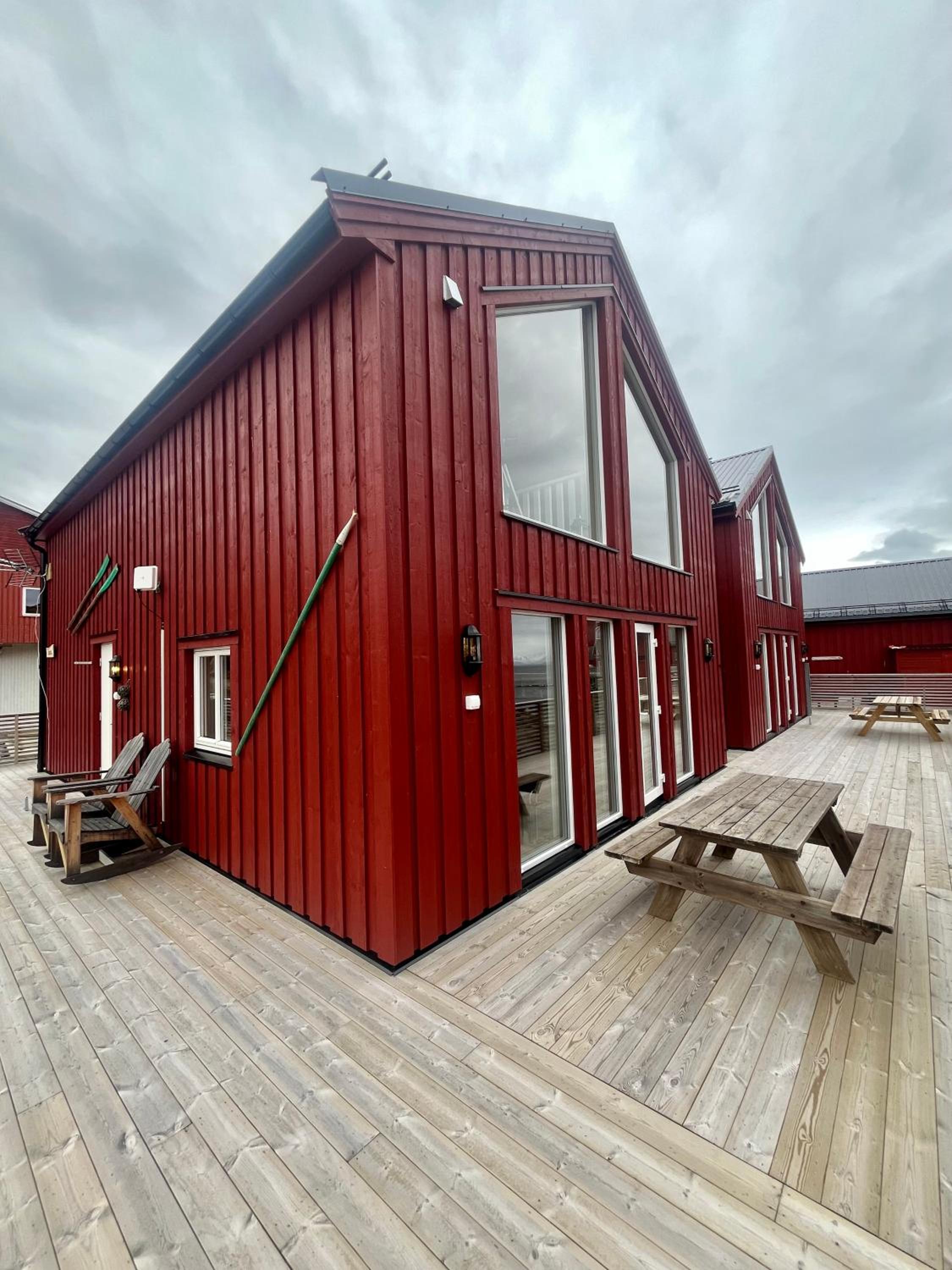 Lofoten Finnvika Lodges view 2
