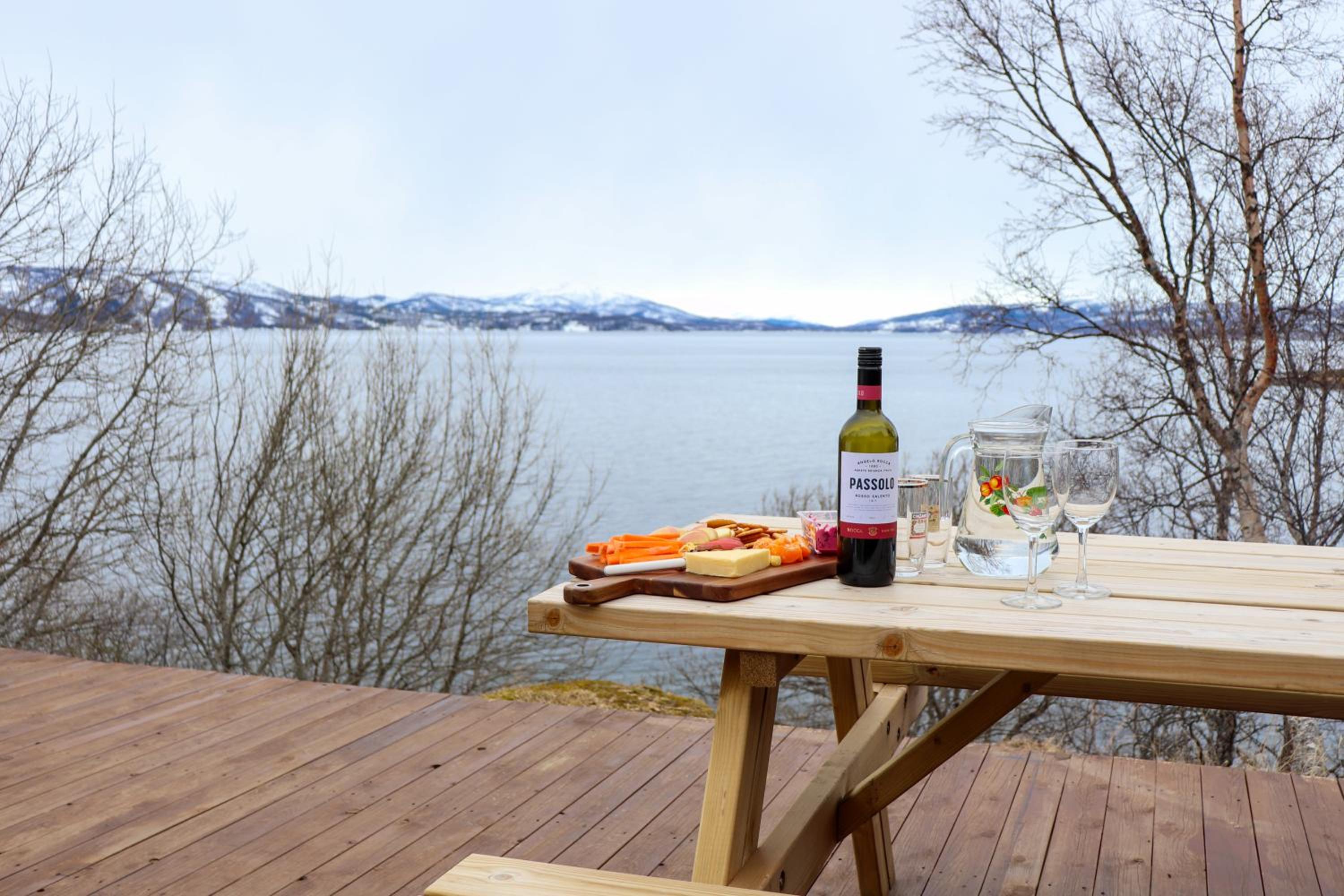 Senja - Charming cottage by the sea with terrace and fantastic view