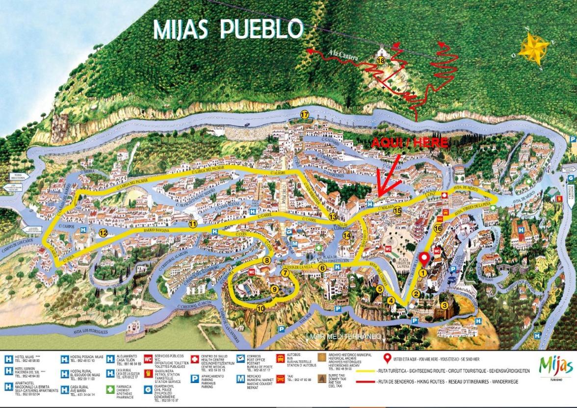 Precioso apartamento con vistas en el centro de Mijas Pueblo