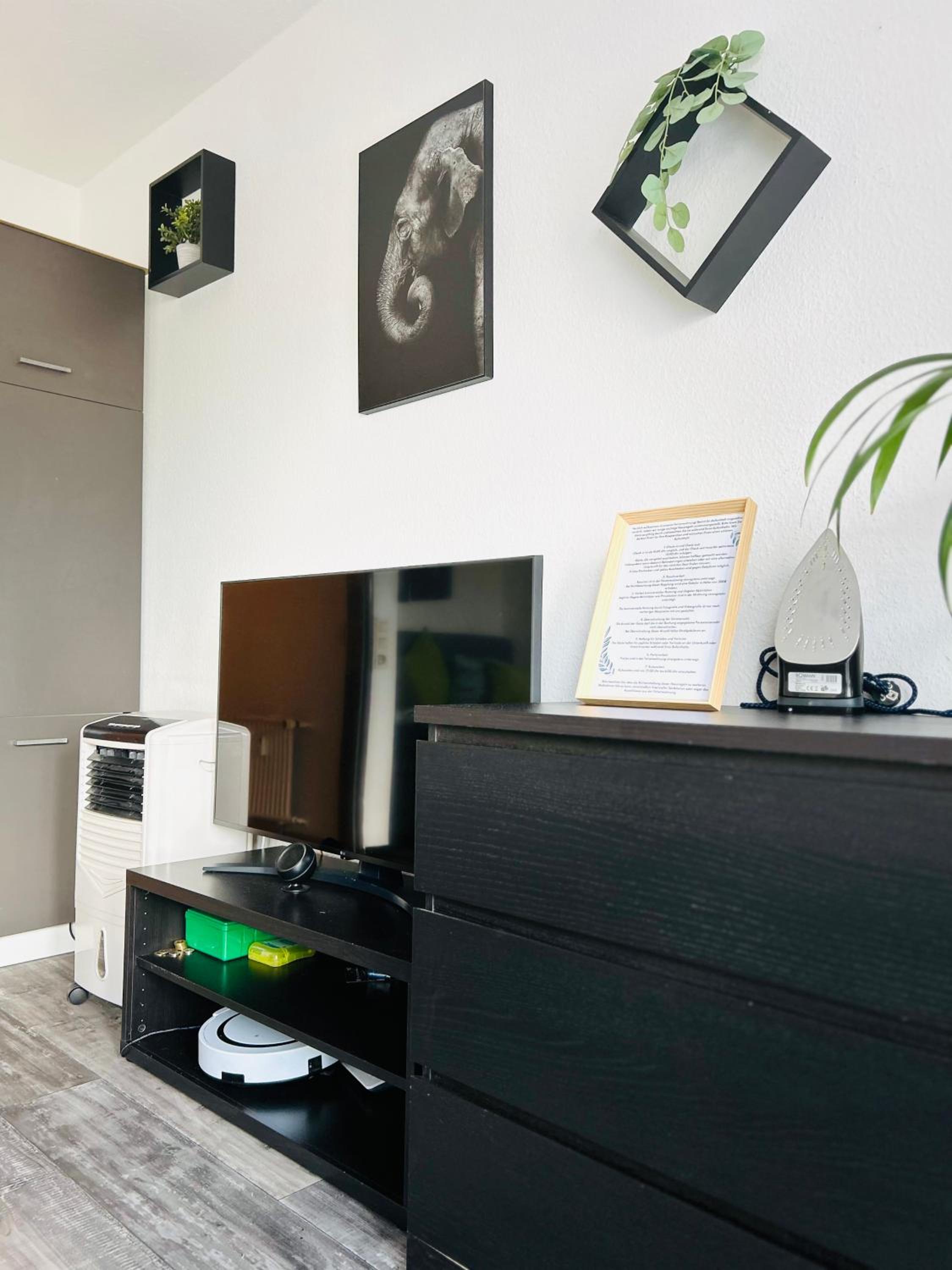 Blühendes Balkonwohnung mit Traumaussicht