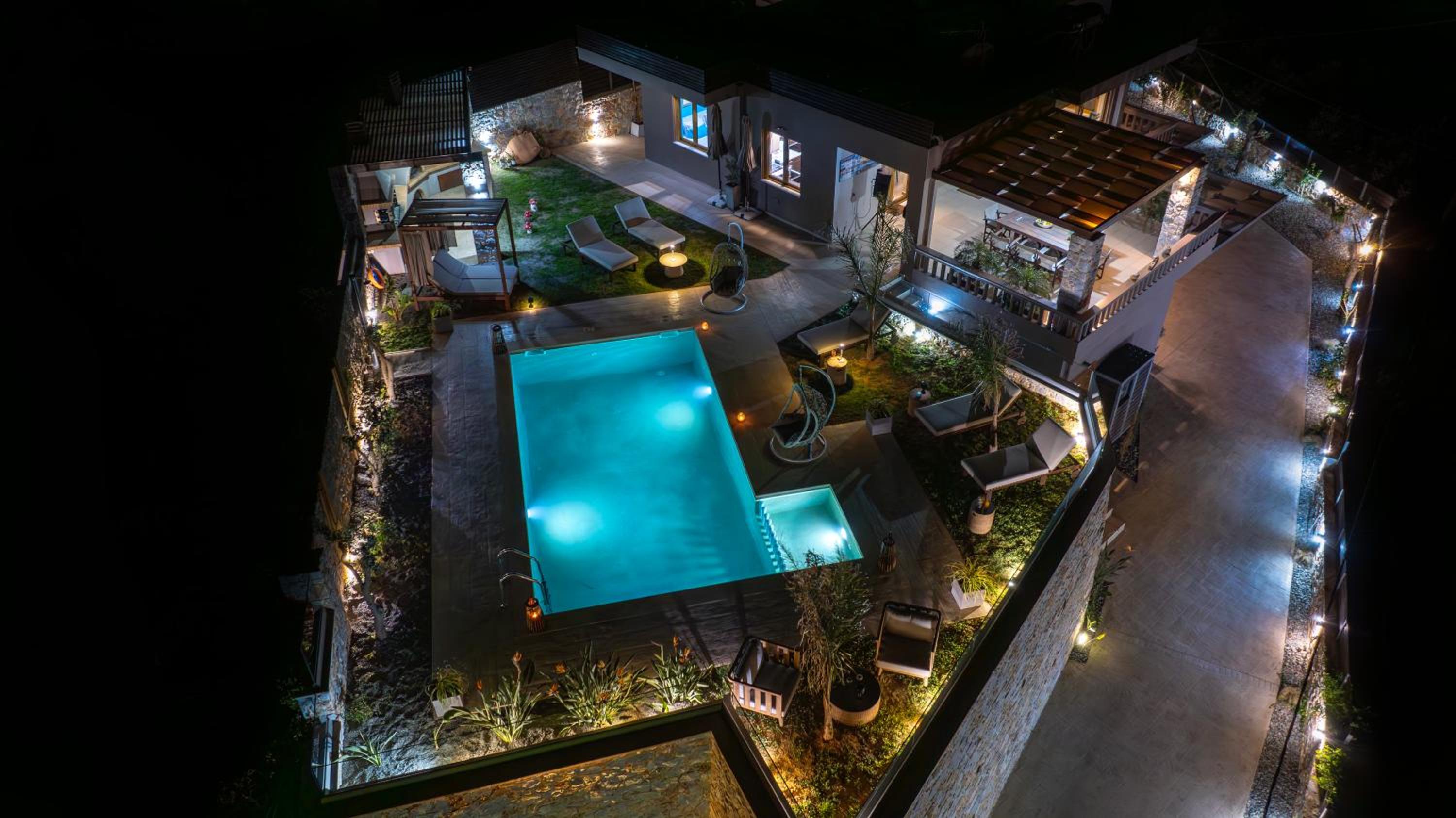 Villa Lady Dafni with private heated pool view 5