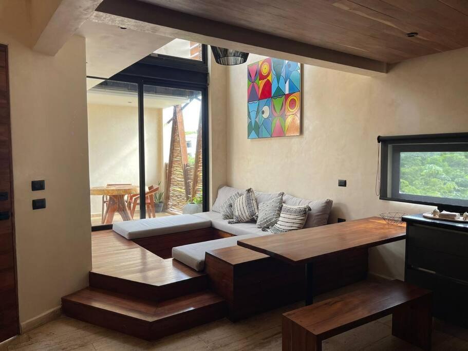 Maha Tulum luxury apartment private pook view 2