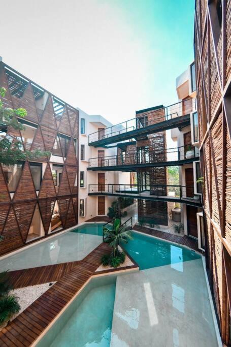 Maha Tulum luxury apartment private pook view 5