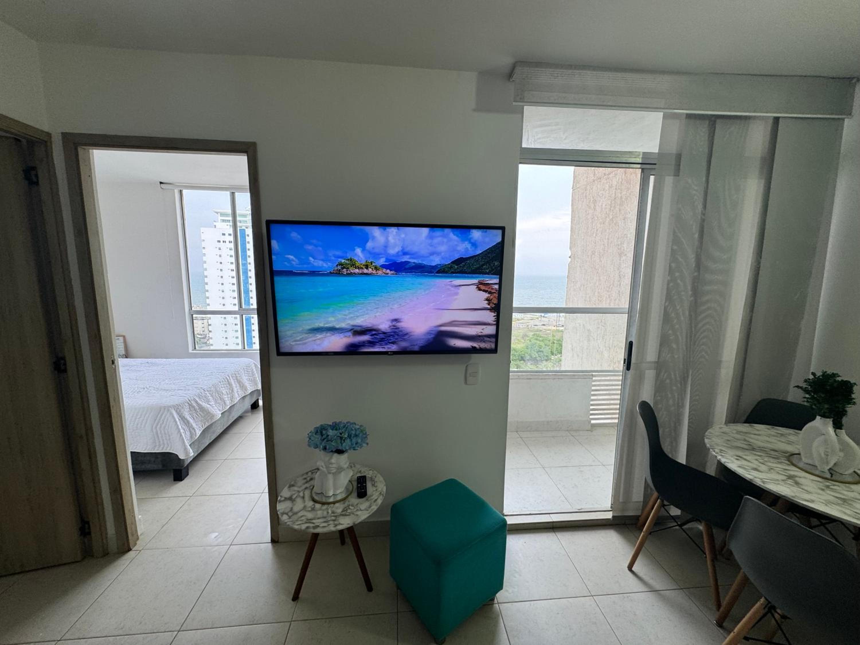 Apartamento con SENSACIONAL VISTA al Mar en Cartagena
