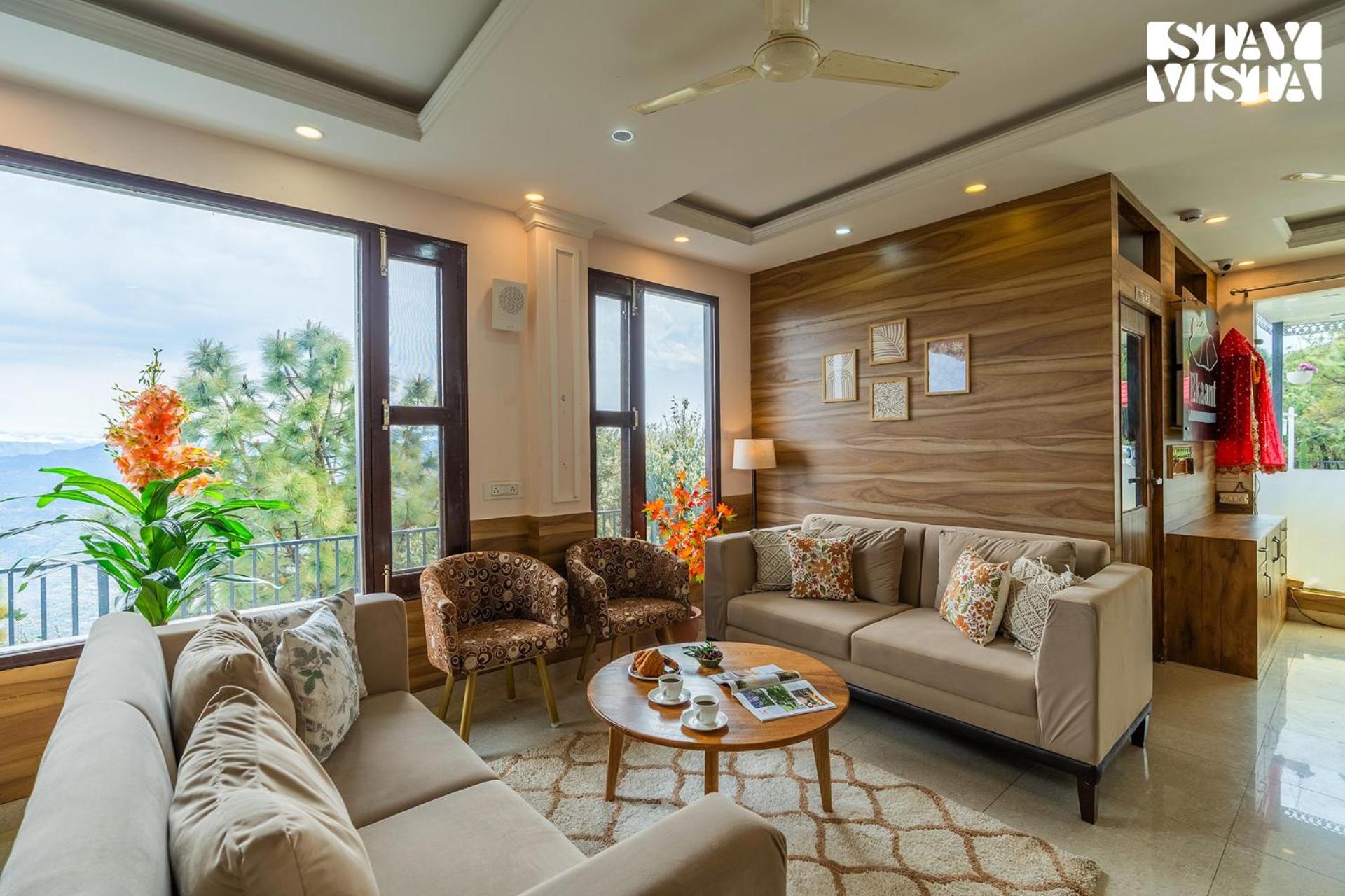 StayVista at The Hush Escape-5BHK Valley View villa in Arki view 5
