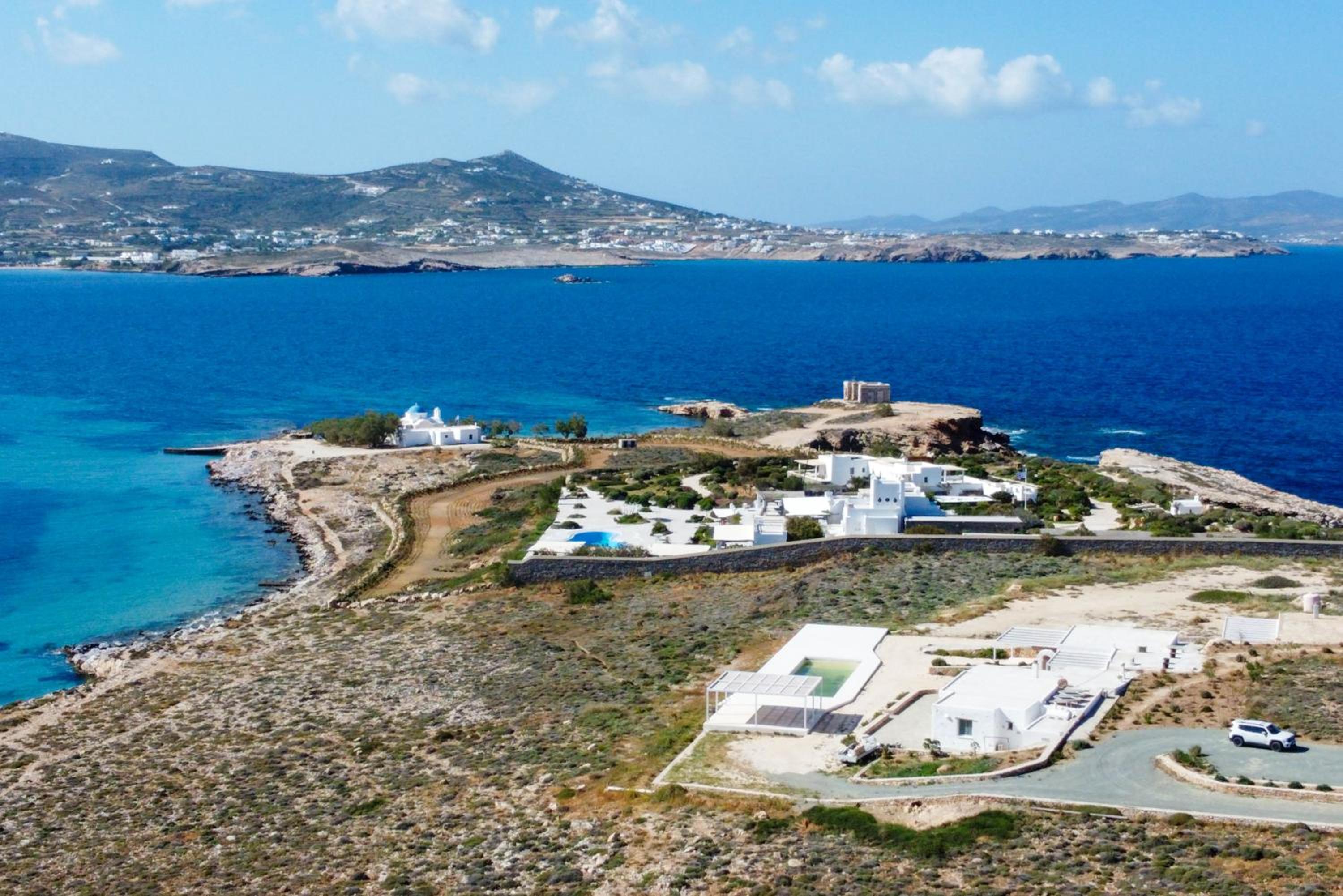 Paros sea view cycladic house 4 min from port view 5