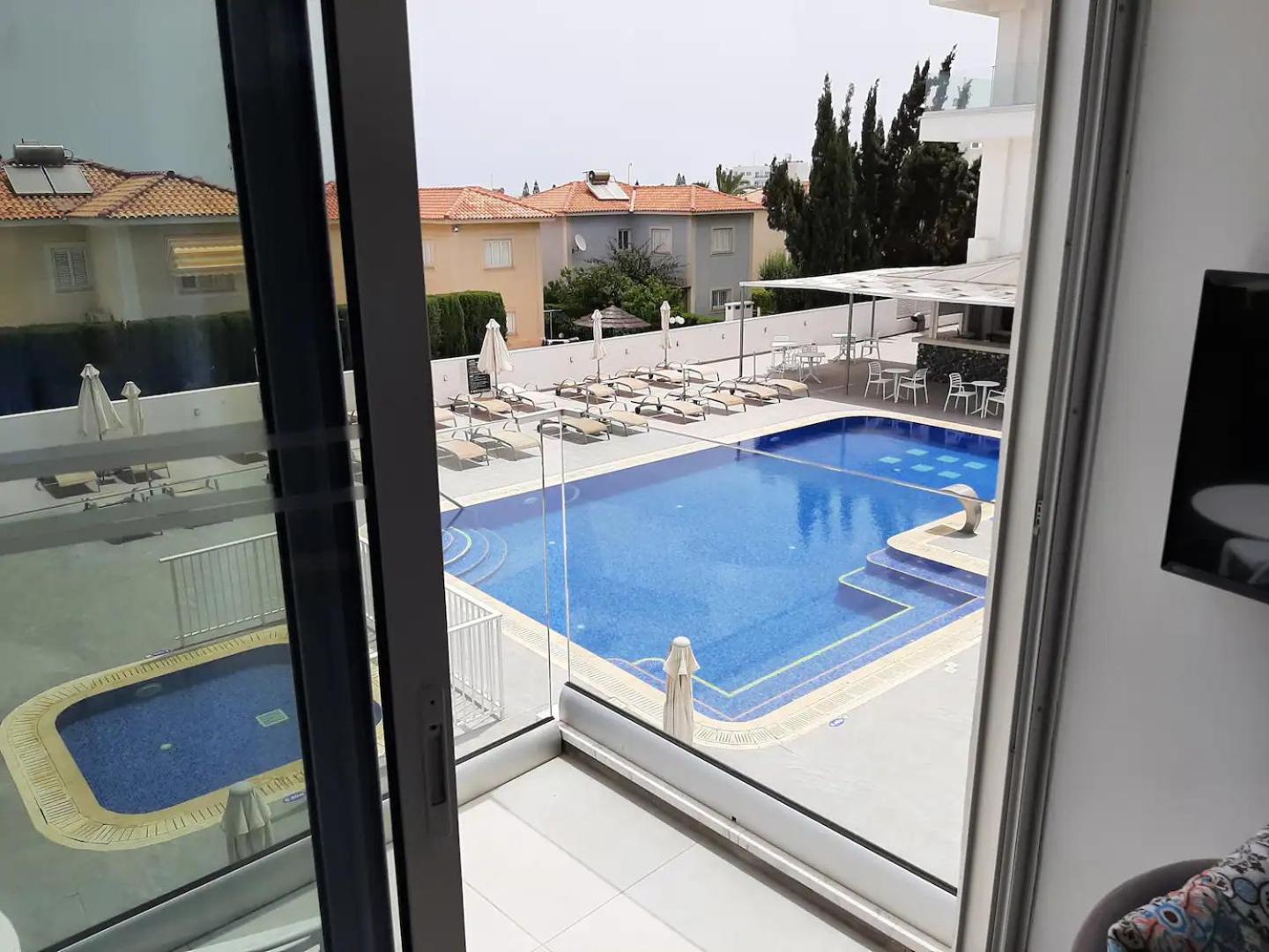 Protaras Plaza Superior Room sea and pool view-126