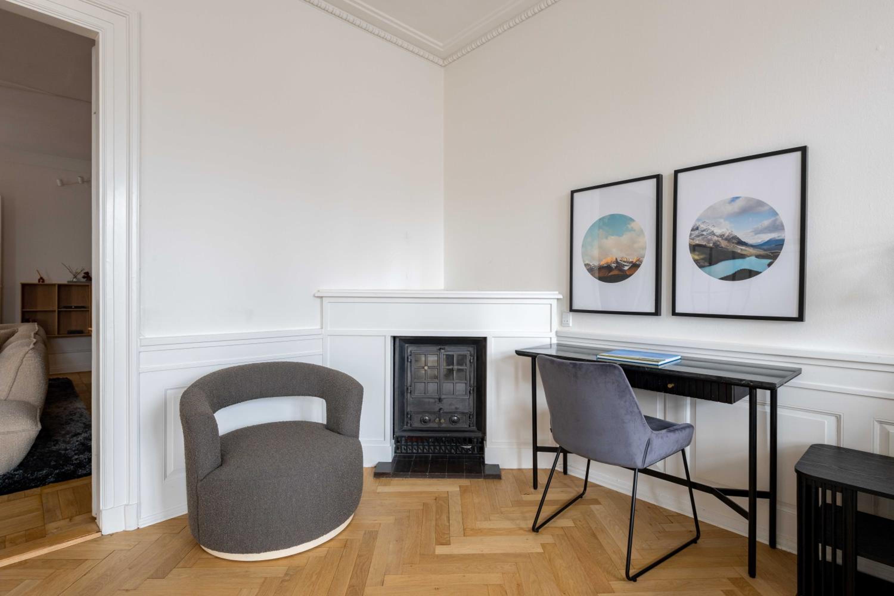 Rare 4BR Apartment w Unique Details in CPH City view 3