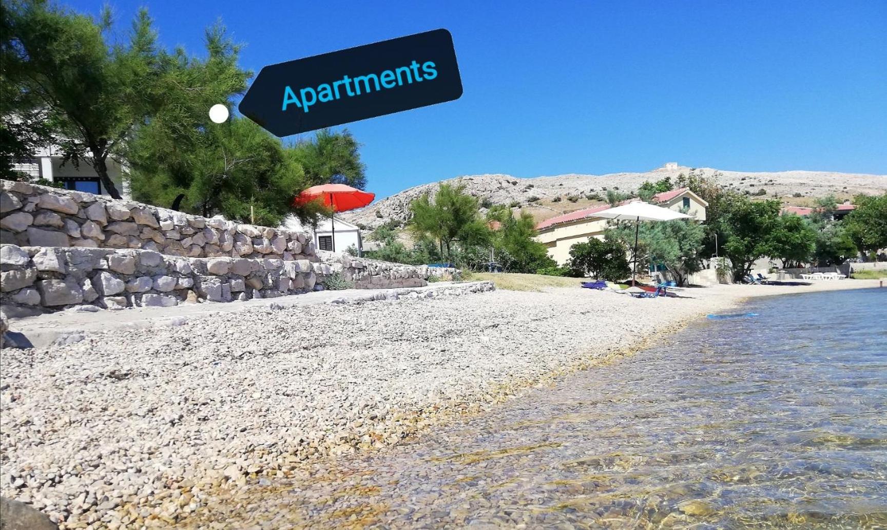 Beachfront apartments Pag view 4