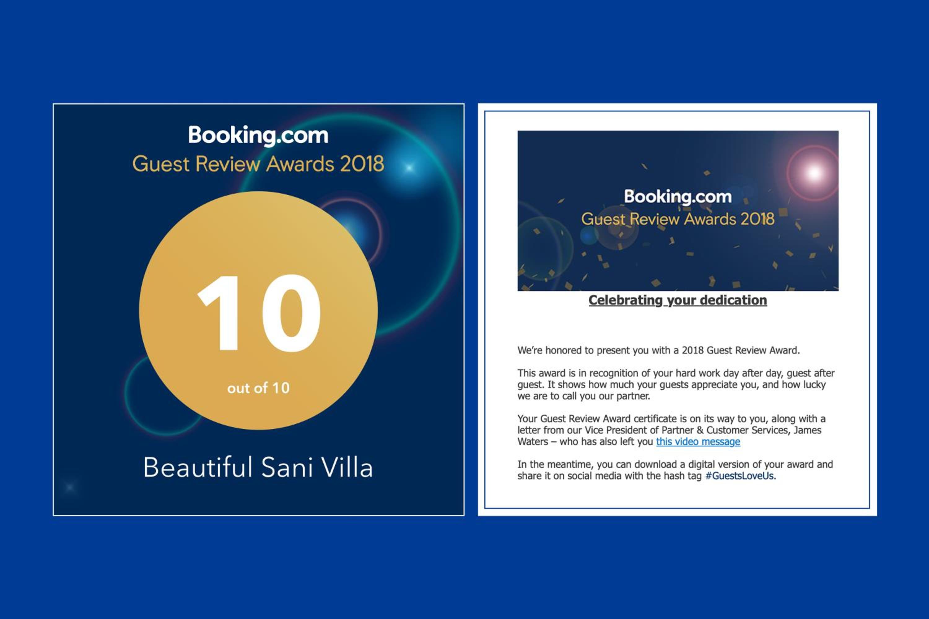 Beautiful Sani Villa view 2