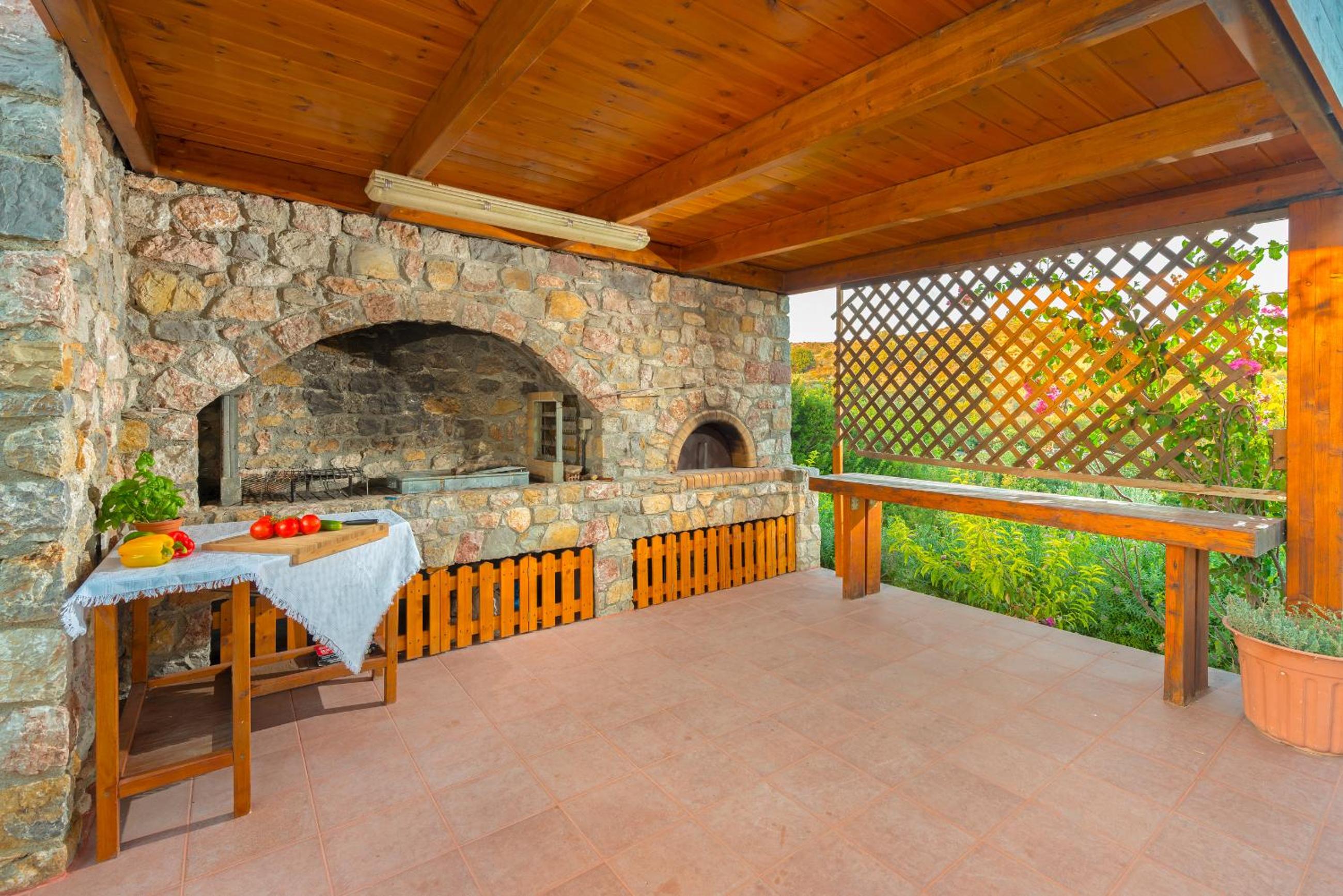 Olive Private Villa Swimming Pool 5 BDR Kolymbia Rhodes