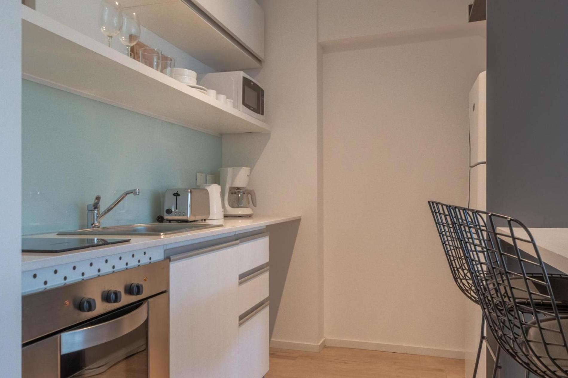 Luminoso monoambiente con cocina en Palermo