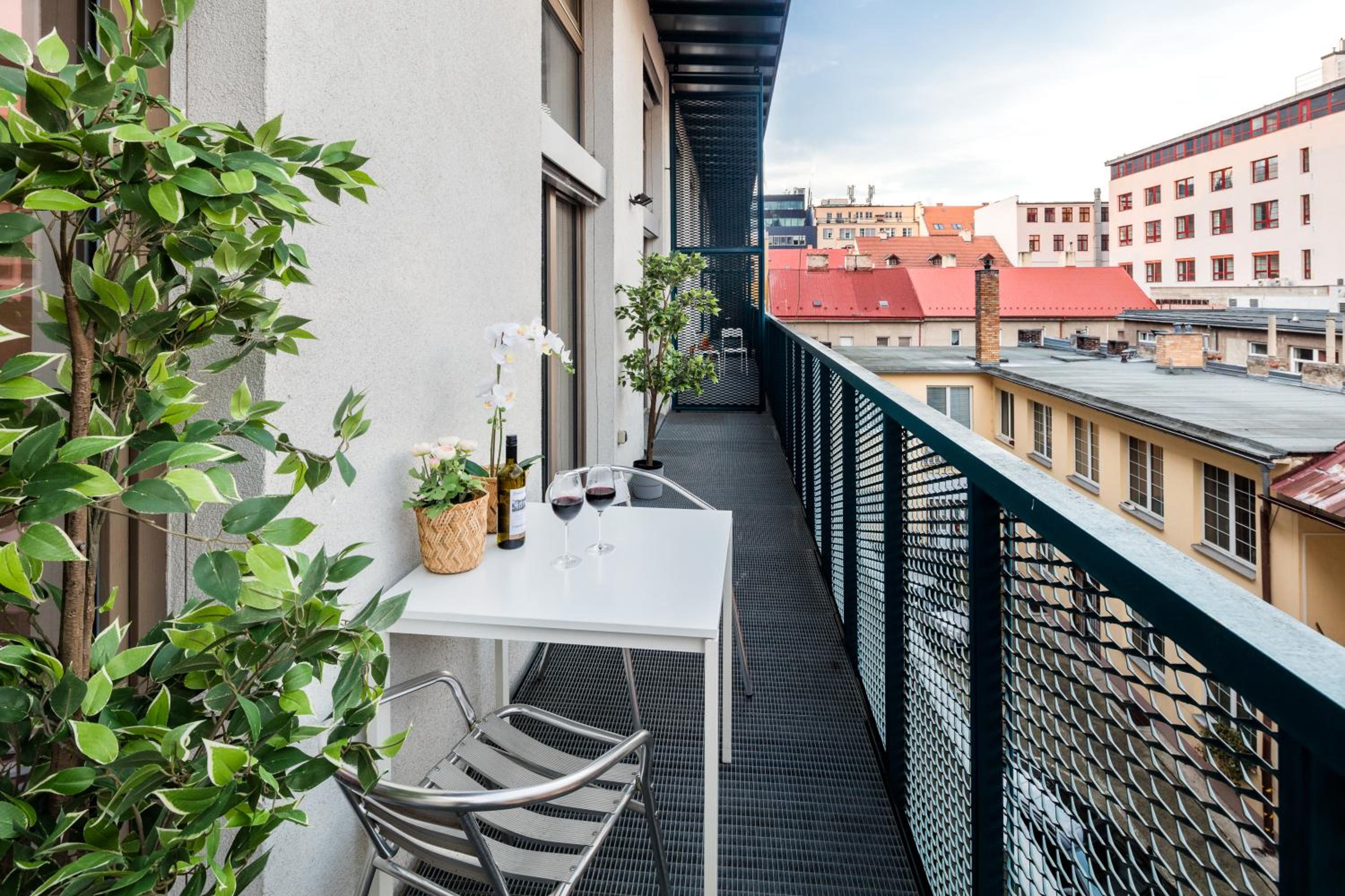2-level apartments on Krizikova near the metro