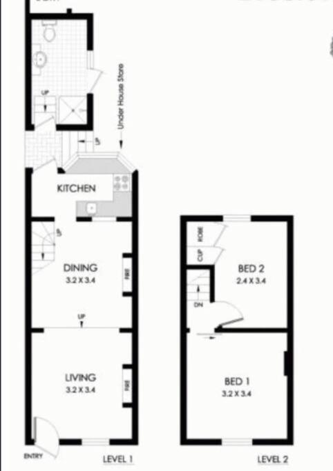 Cozy 2BR plus 1 Loft & Darling Harbour&Casino-7 mins walk