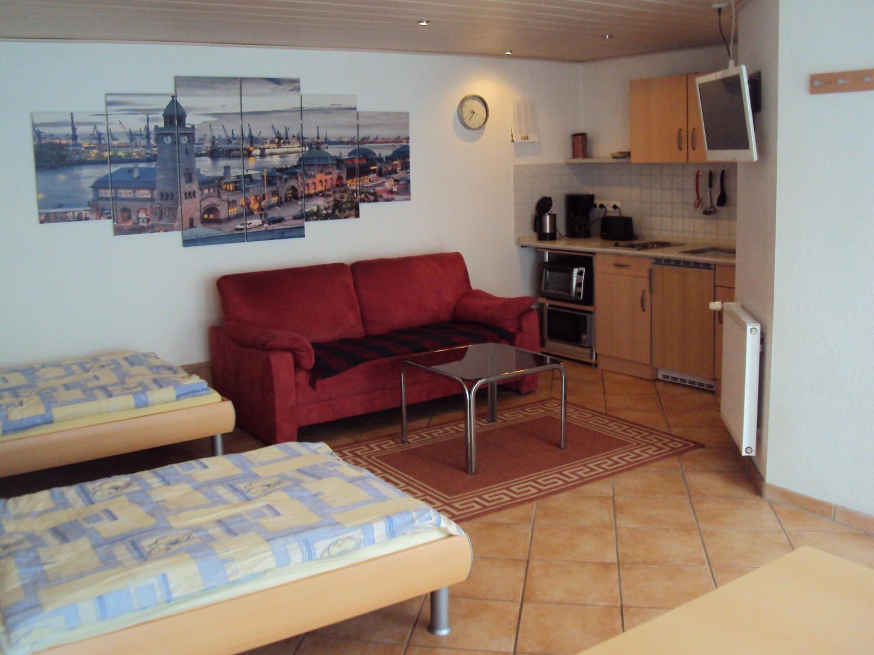 Appartement Jork Altes Land bei Hamburg direkt an der Elbe