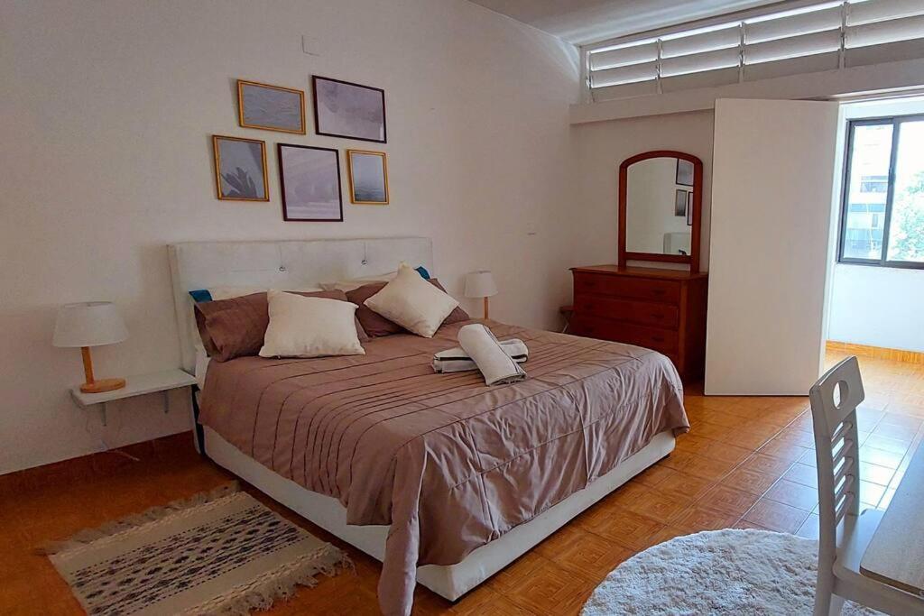Pet friendly T1 sossegado c/ pátio espaçoso
