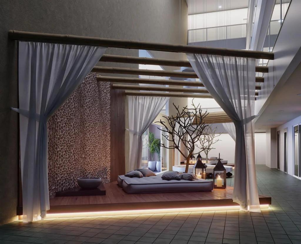 Lindo flat em prédio luxuoso - Excelente localização