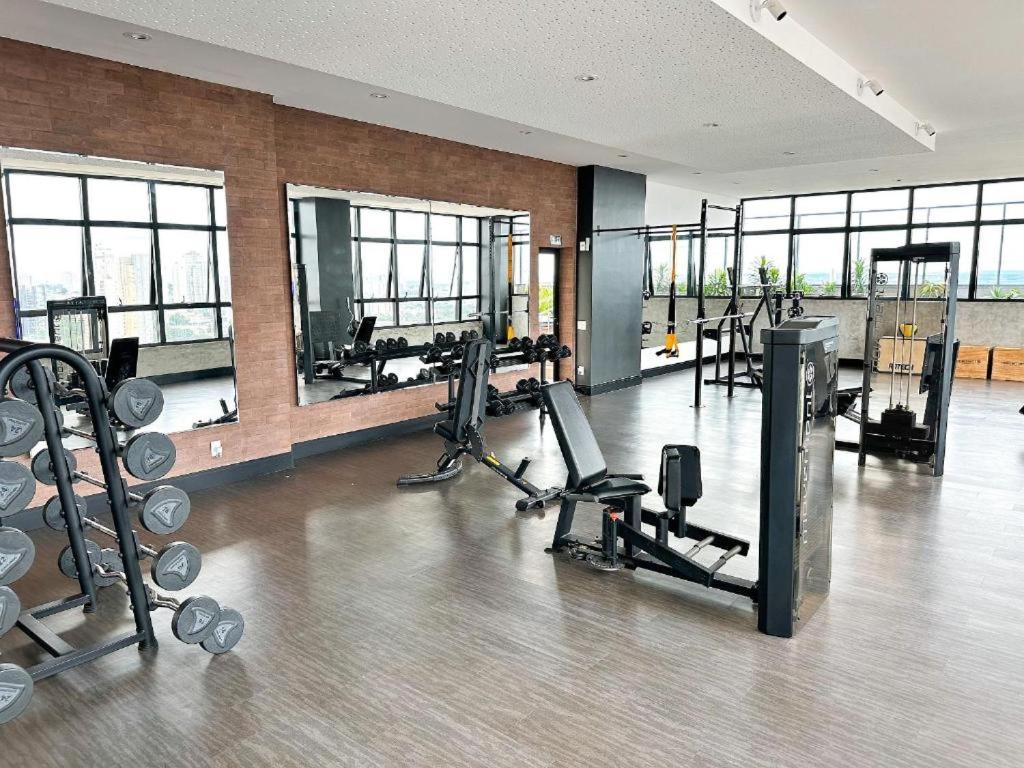 Lindo flat em prédio luxuoso - Excelente localização