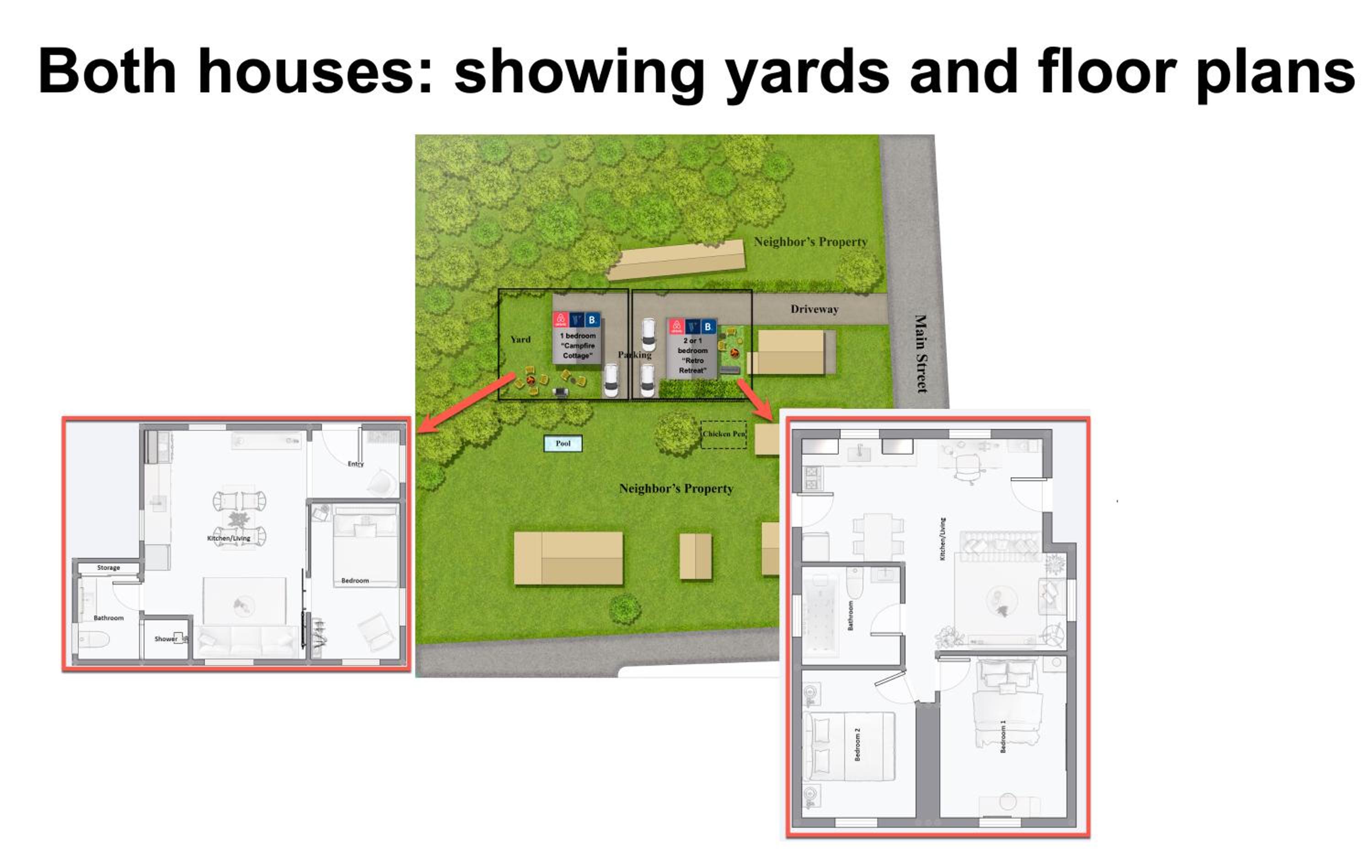 Kingston Vacations - Double The Fun II Two Houses and fire pit in shared yard - Property Image 4