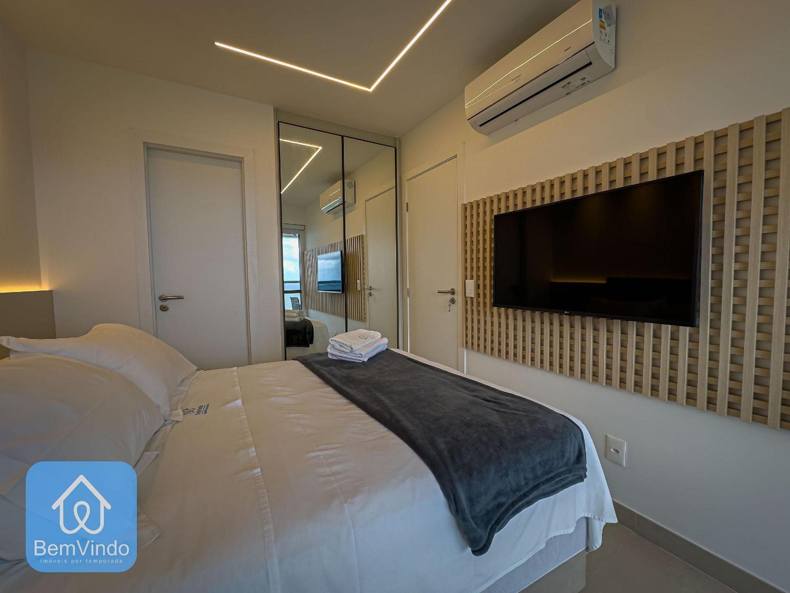 Apartamento de Luxo com vista mar na Ondina