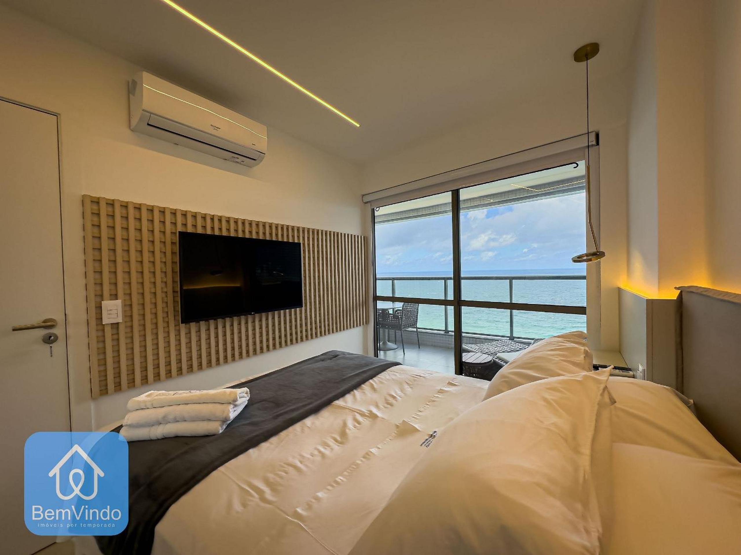 Apartamento de Luxo com vista mar na Ondina