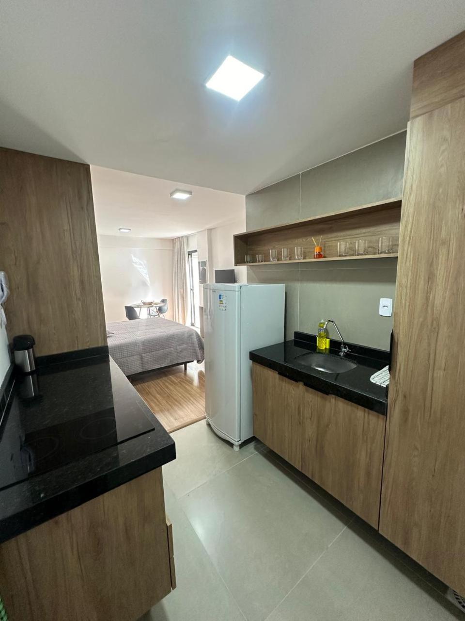 Studio central com lazer e spa