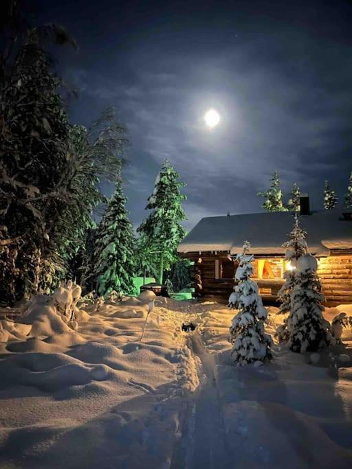 Keloparitalon loma-asunto Ylläs-näkymällä ja paljulla