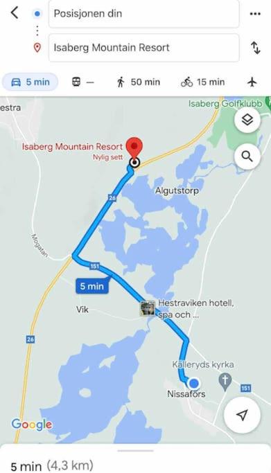 Lantligt hus nära Isaberg