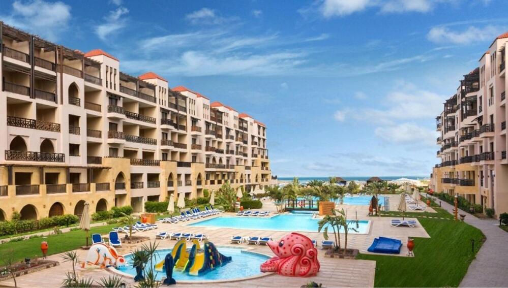 Sea view studio with private beach in Gravity Hotel Hurghada