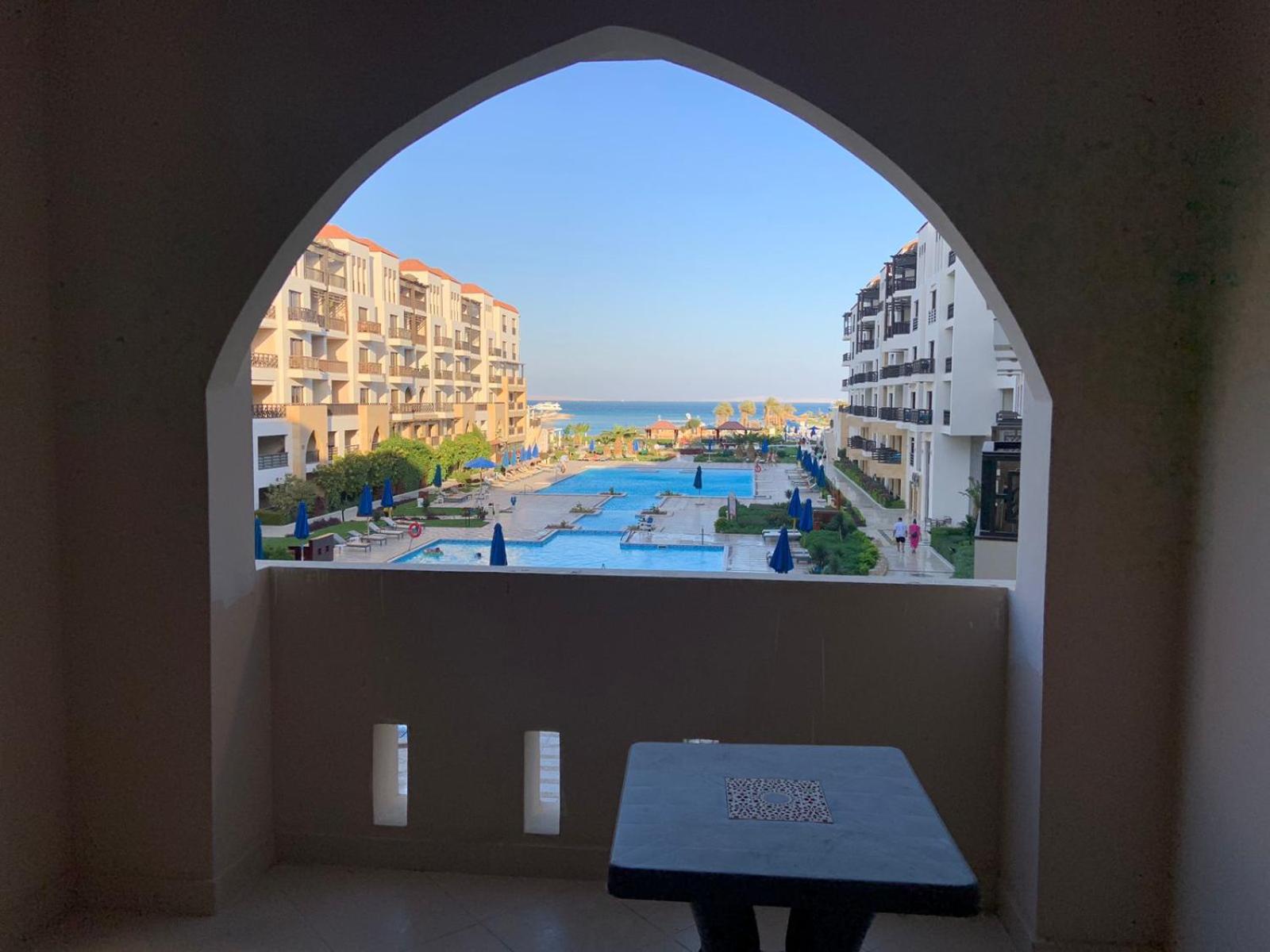 Sea view studio with private beach in Gravity Hotel Hurghada