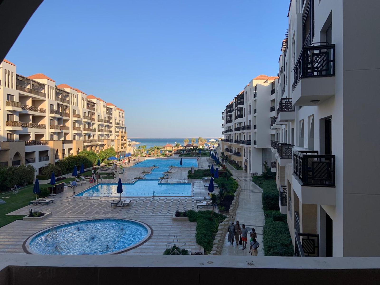 Sea view studio with private beach in Gravity Hotel Hurghada