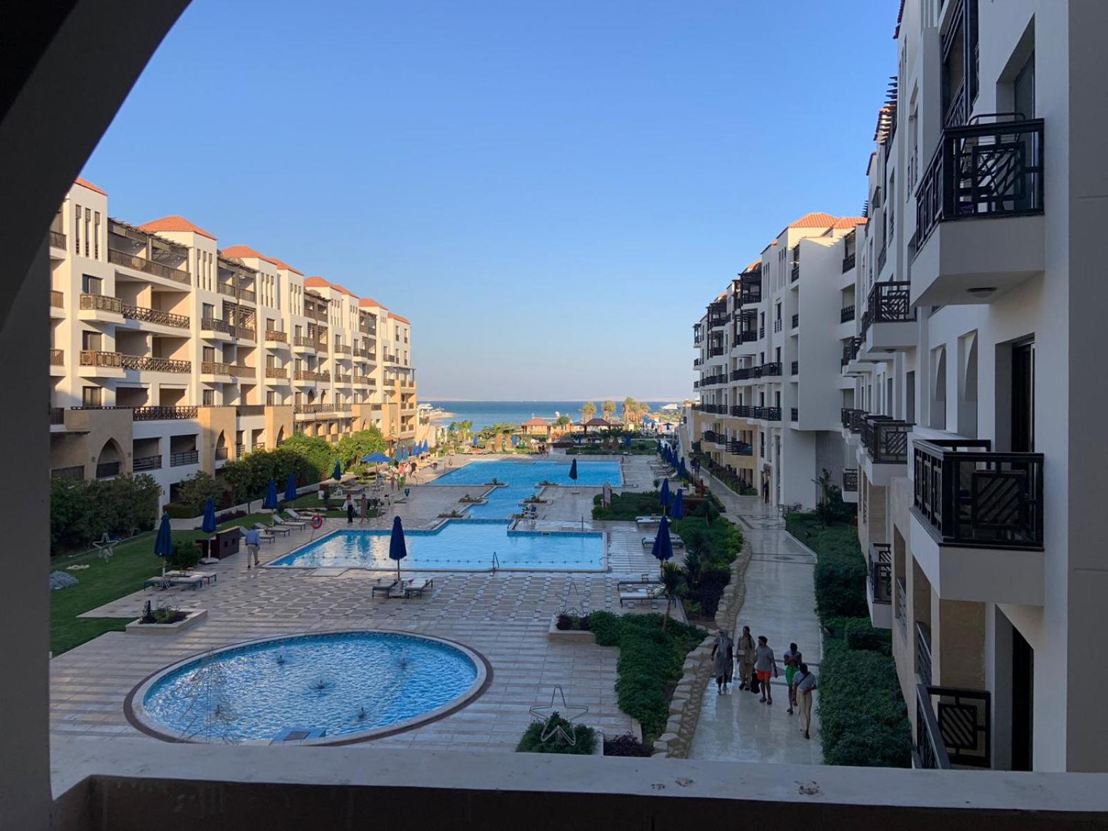 Sea view studio with private beach in Gravity Hotel Hurghada