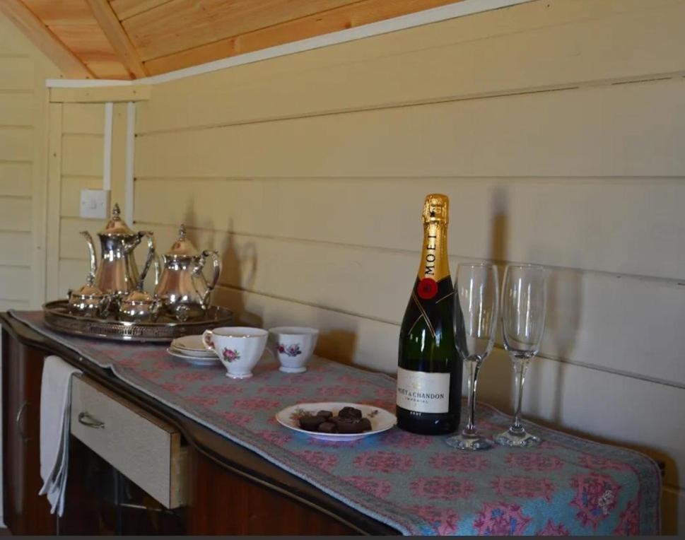 Apple blossom glamping view 4