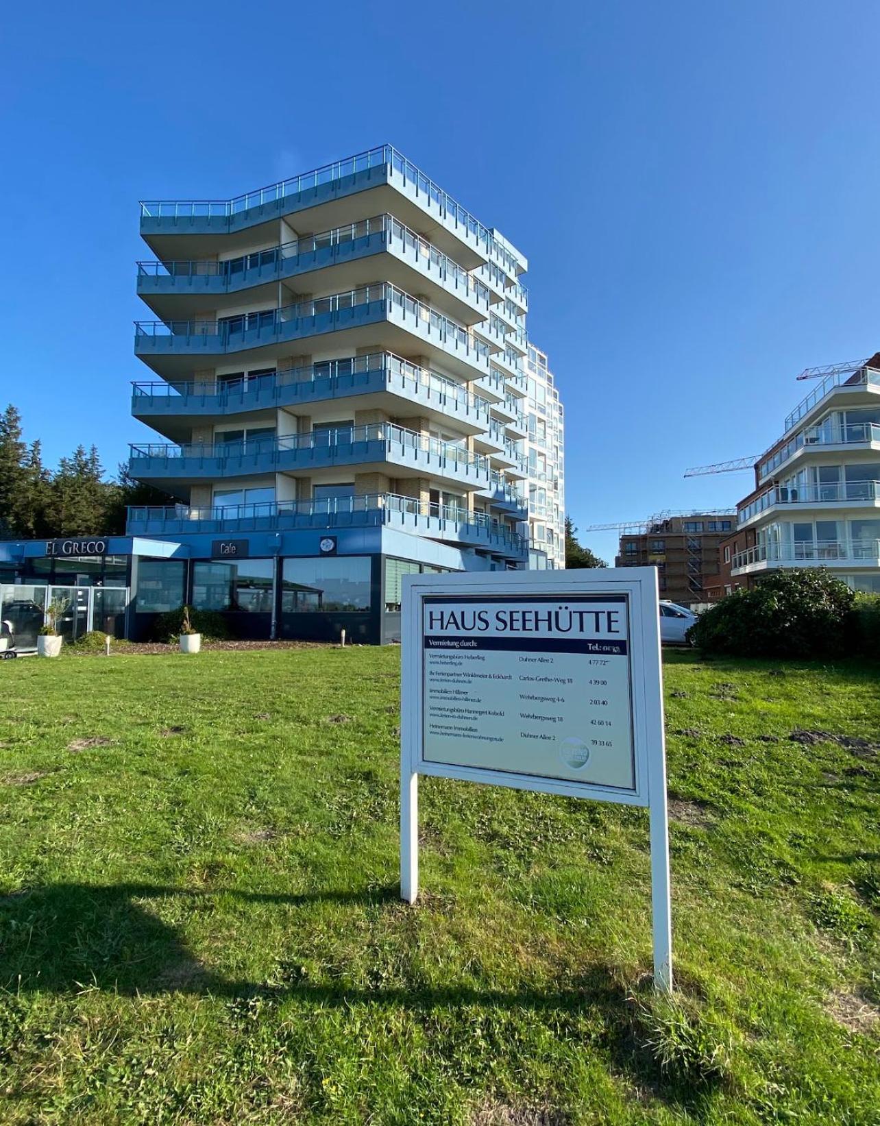 Traumhafte Ferienwohnung - direkter Meerblick - 50m zum Strand in Cuxhaven Duhnen in 1A Lage im Haus Seehütte