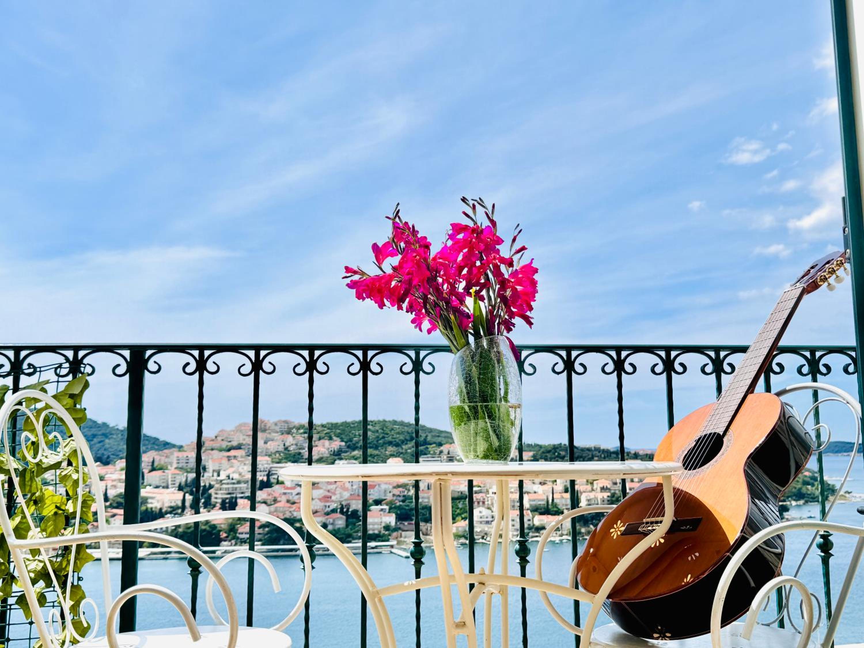 Dalmatian House, spacious stone terraces, balcony , views
