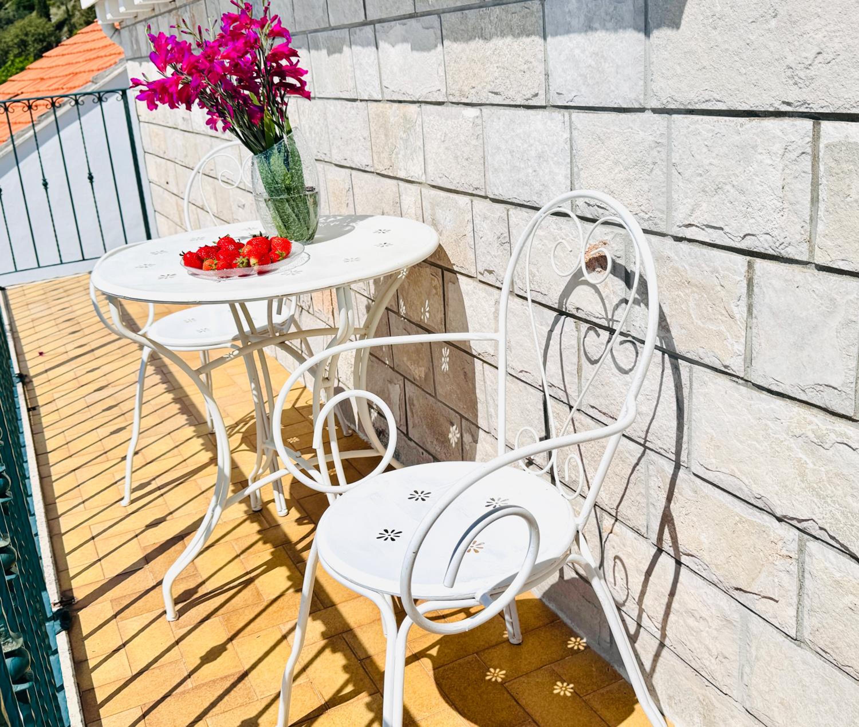 Dalmatian House, spacious stone terraces, balcony , views