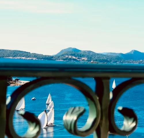 Dalmatian House, spacious stone terraces, balcony , views