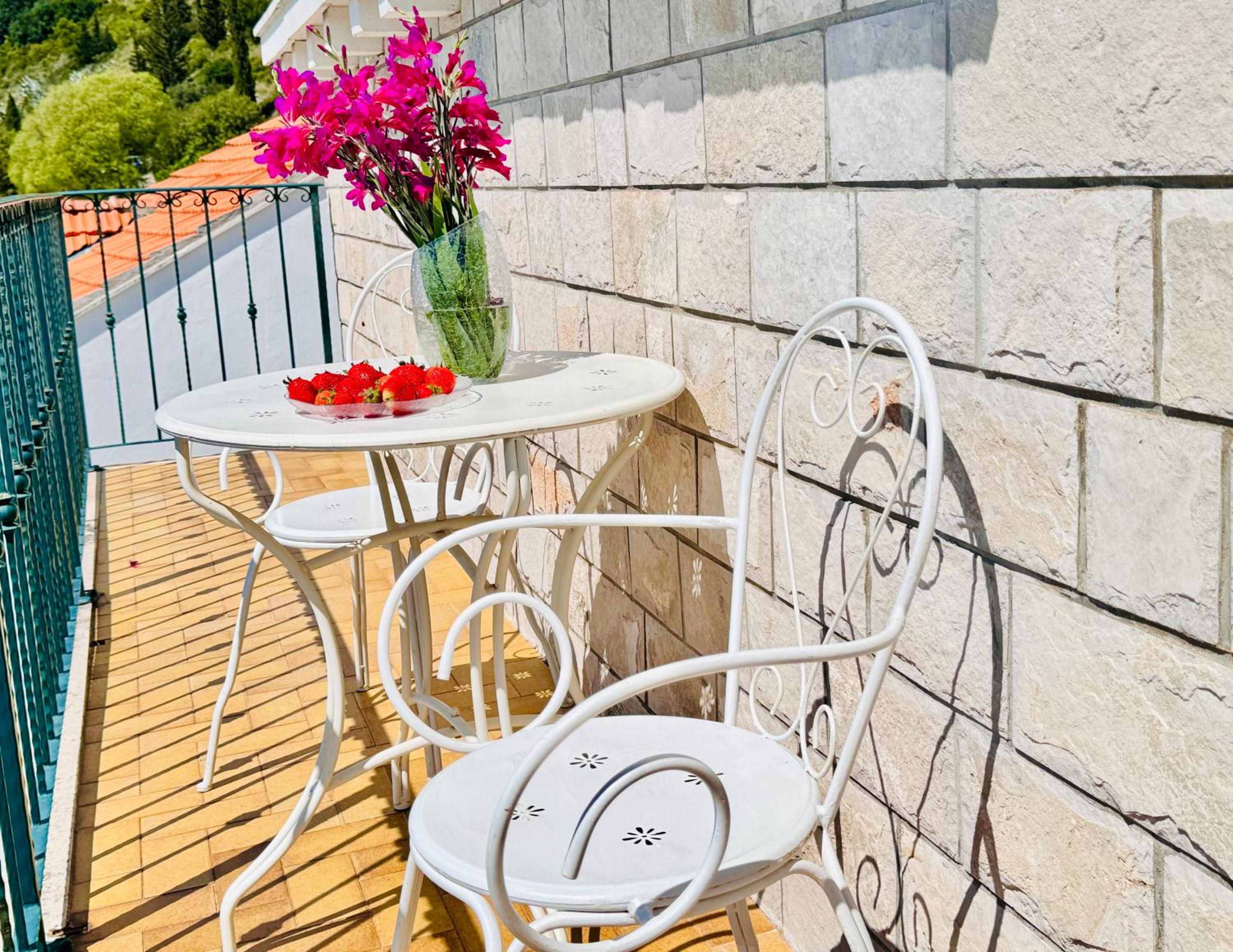 Dalmatian House, spacious stone terraces, balcony , views
