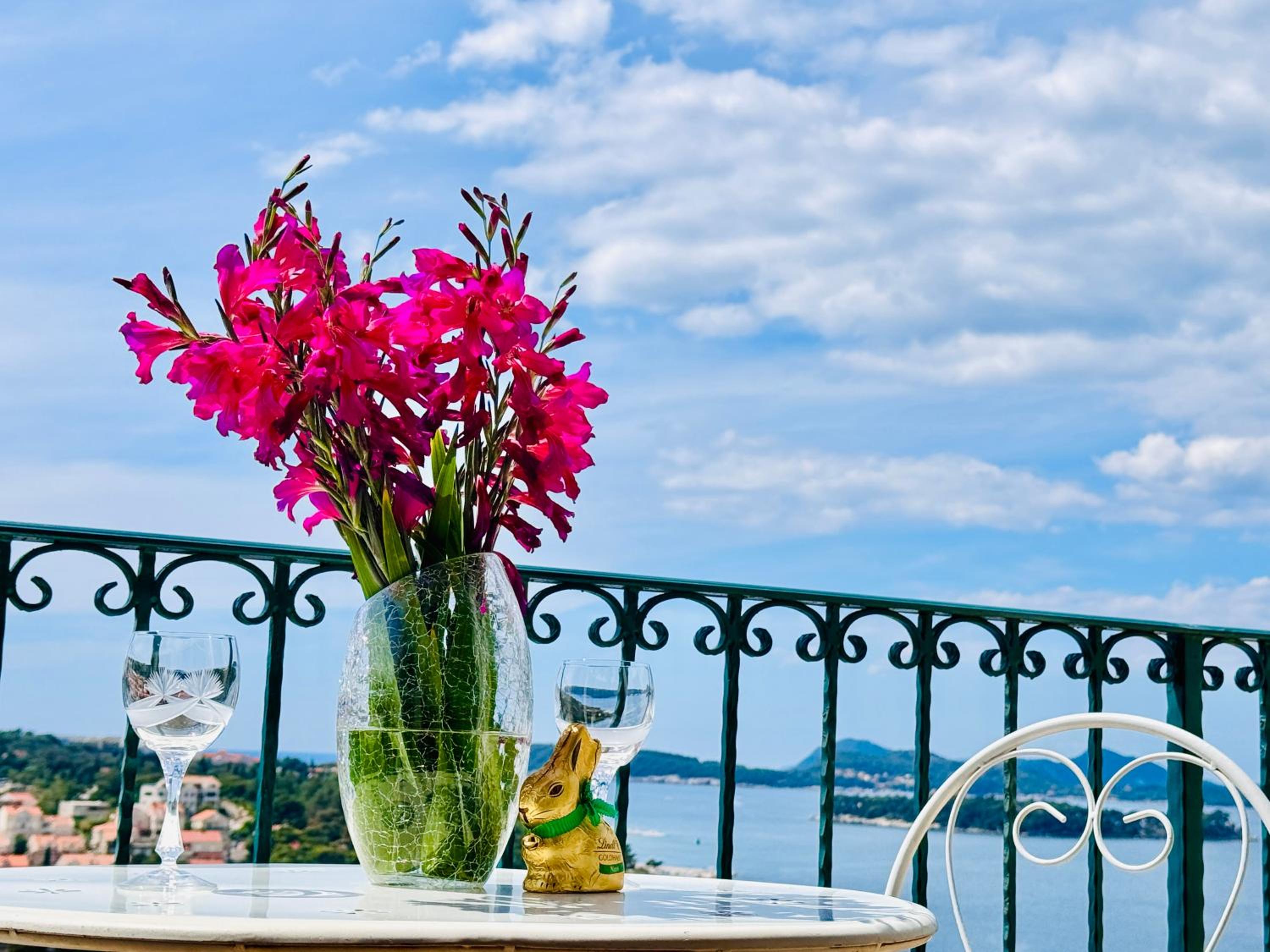 Dalmatian House, spacious stone terraces, balcony , views