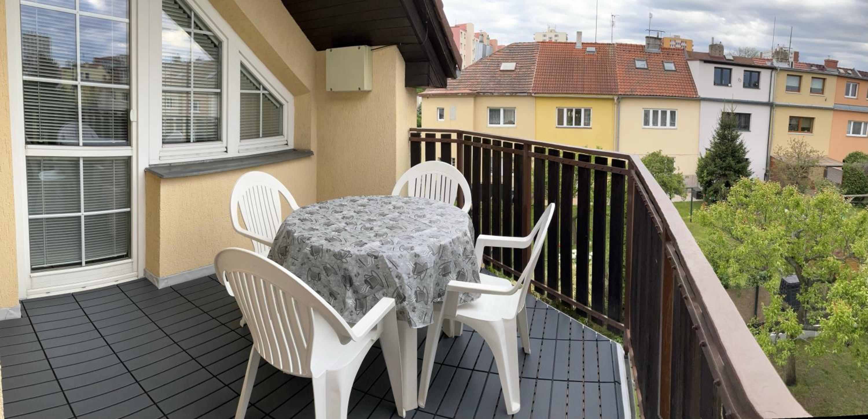 Harrison Homes Prague Apartment 02 Terrace and Parking