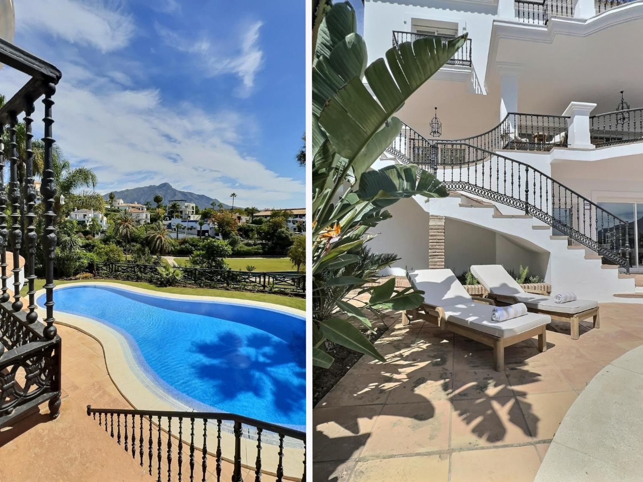 Fabulous 8-bedroom Andalucian family Villa with panoramic vistas of La Concha Marbella