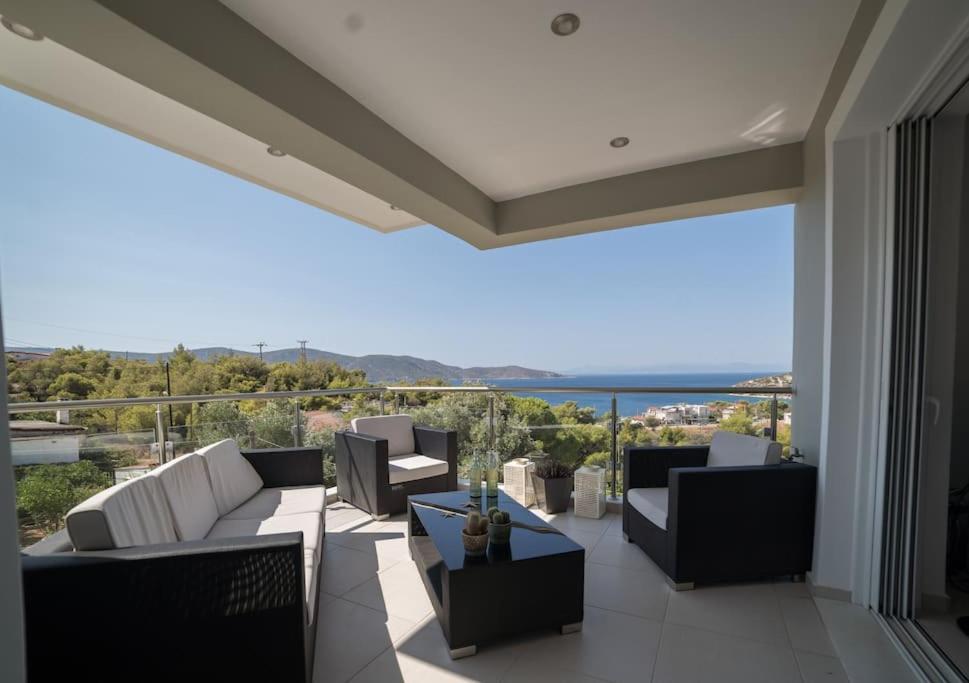 Beautiful lux Villa Ilias Salamina view 3