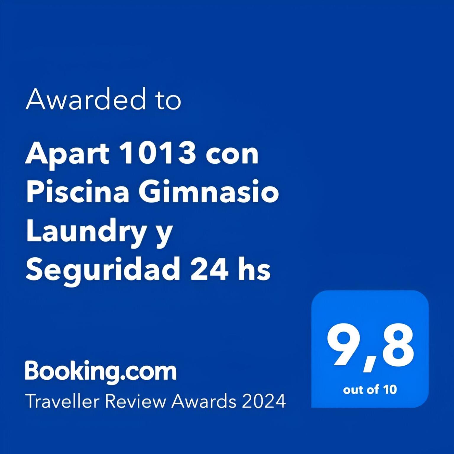 Apart 1013 con Piscina Gimnasio Laundry y Seguridad 24 hs