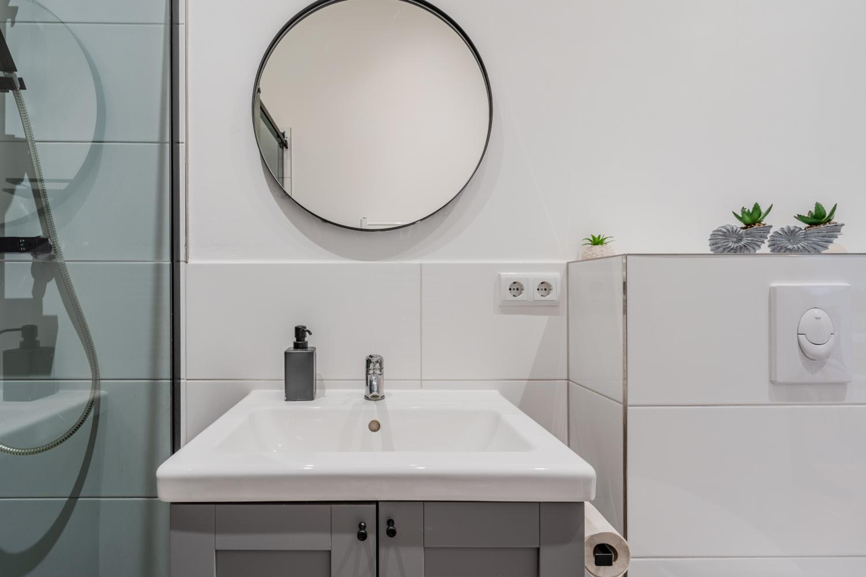 Apartment mit Fitness- und Spielbereich
