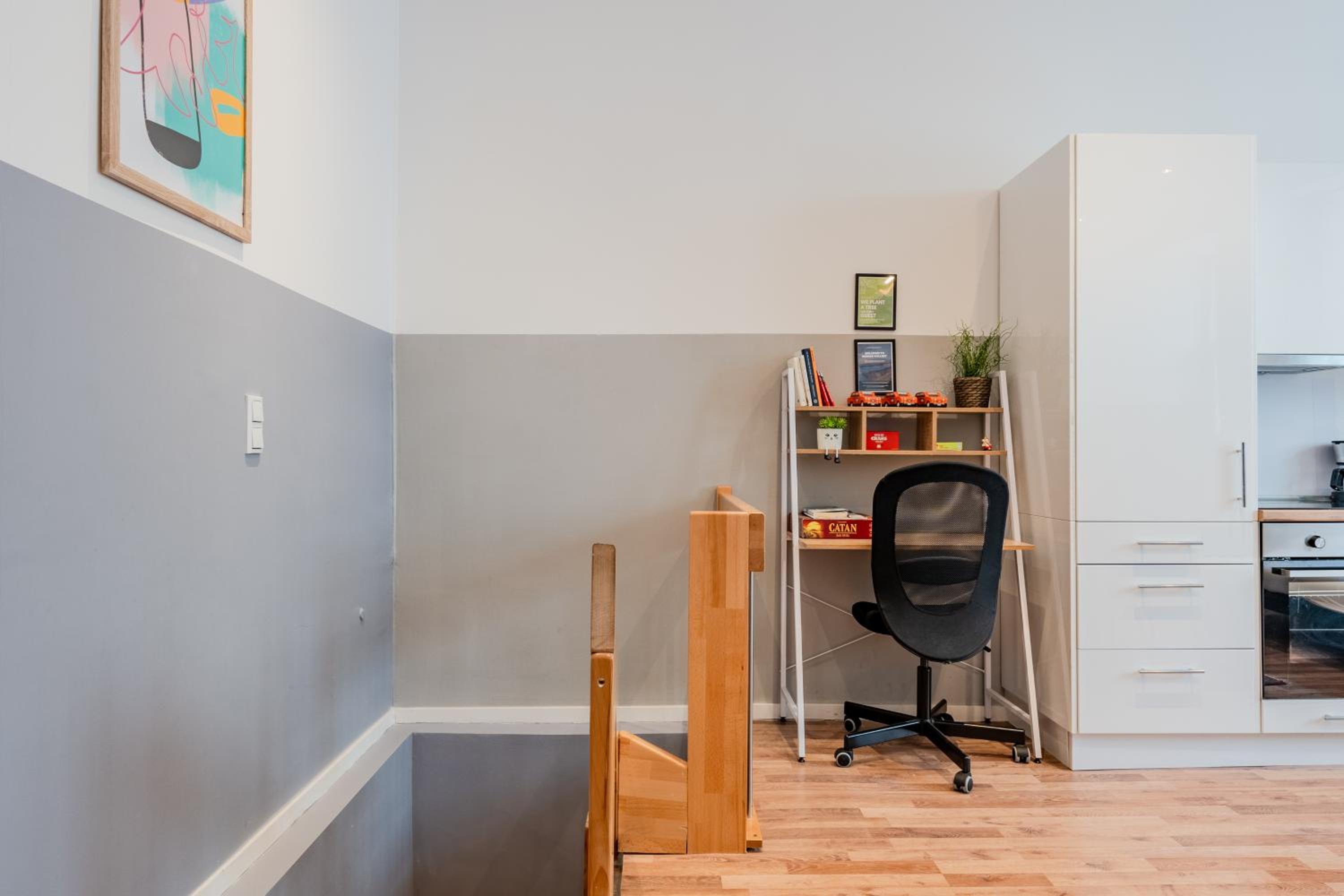 Apartment mit Fitness- und Spielbereich