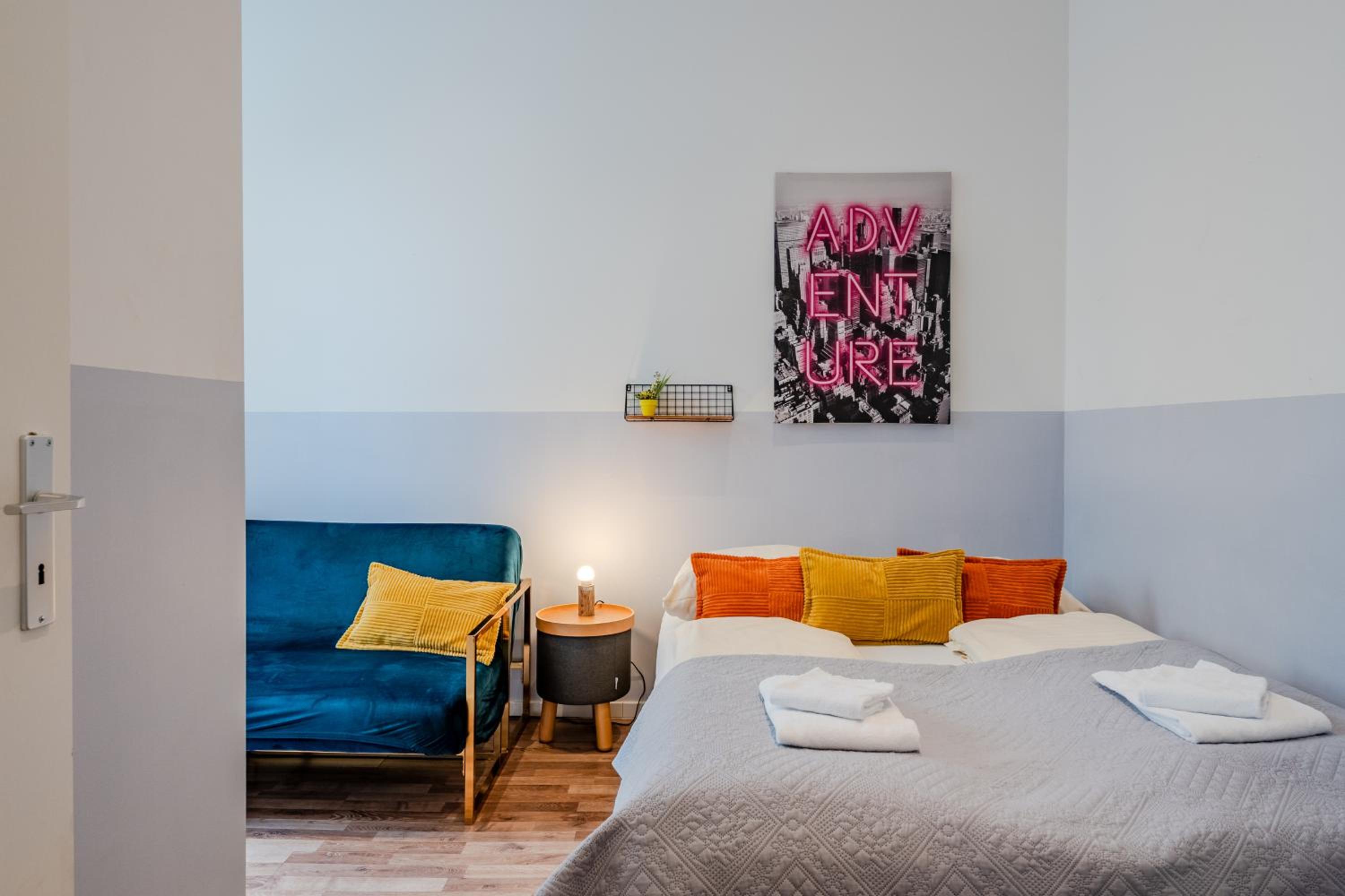 Apartment mit Fitness- und Spielbereich