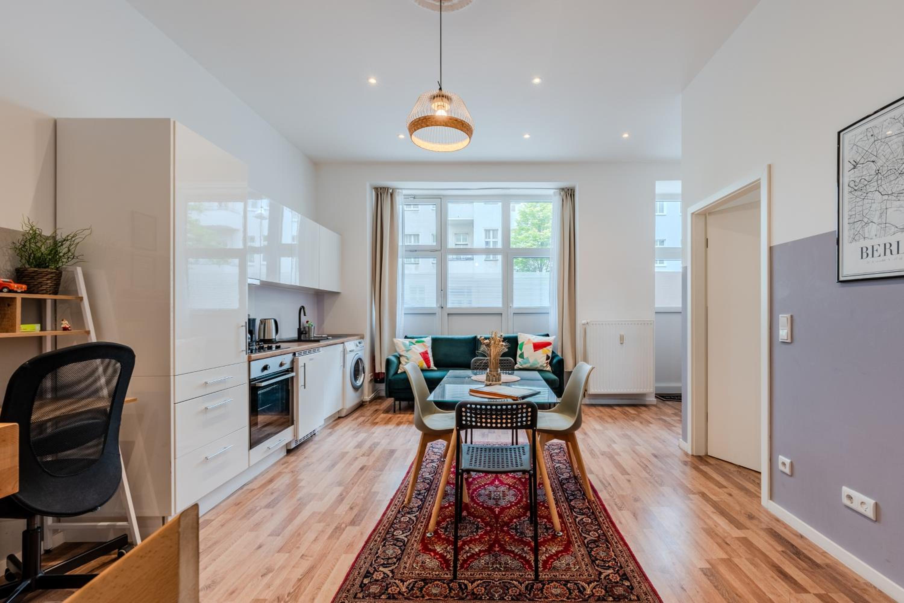 Apartment mit Fitness- und Spielbereich