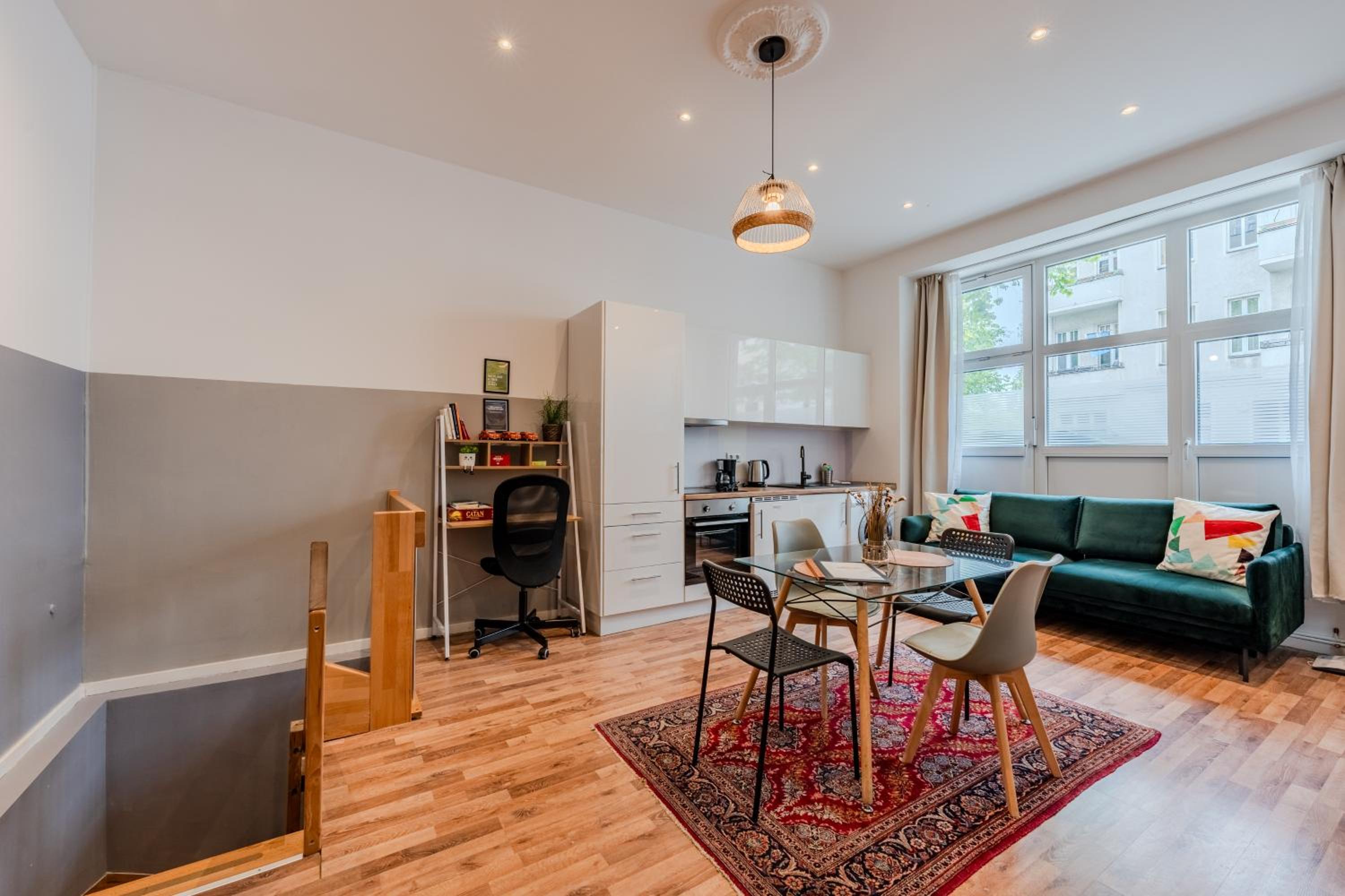 Apartment mit Fitness- und Spielbereich