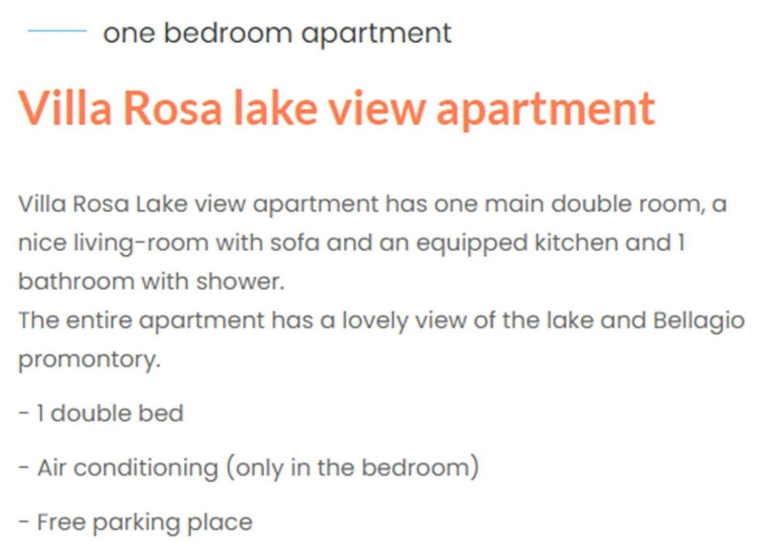 Miralago Apartments Villa Rosa Lake View view 4