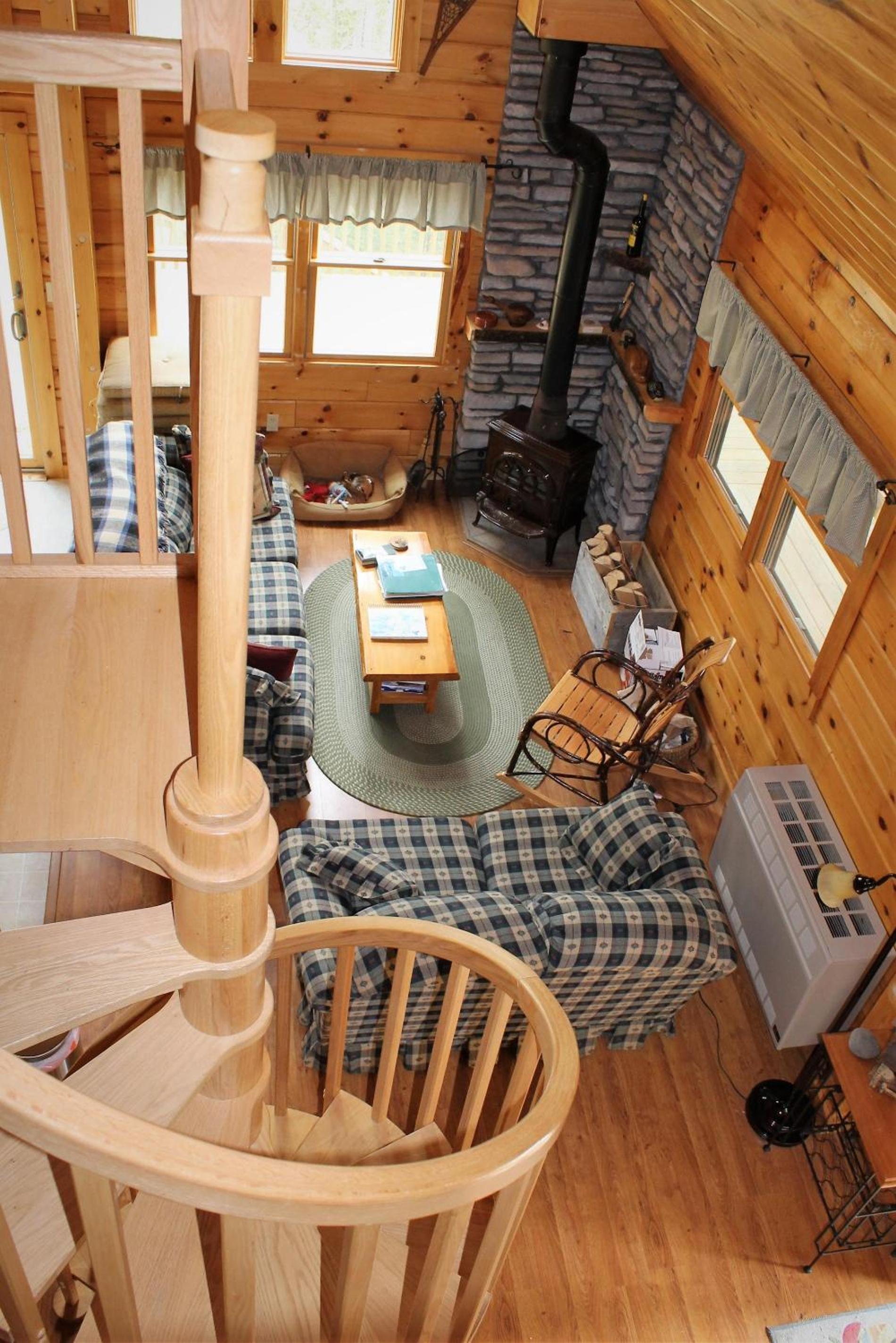 Log Cabin on Saltwater Cove view 2